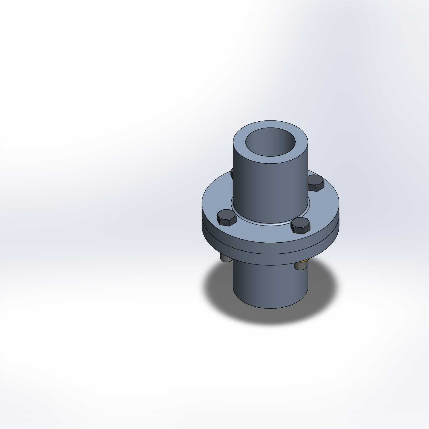 Rigid flange coupling render